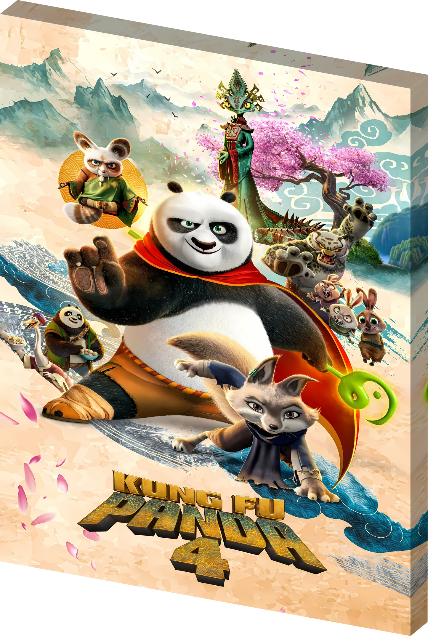 Kung Fu Panda 4 wall art for sale 