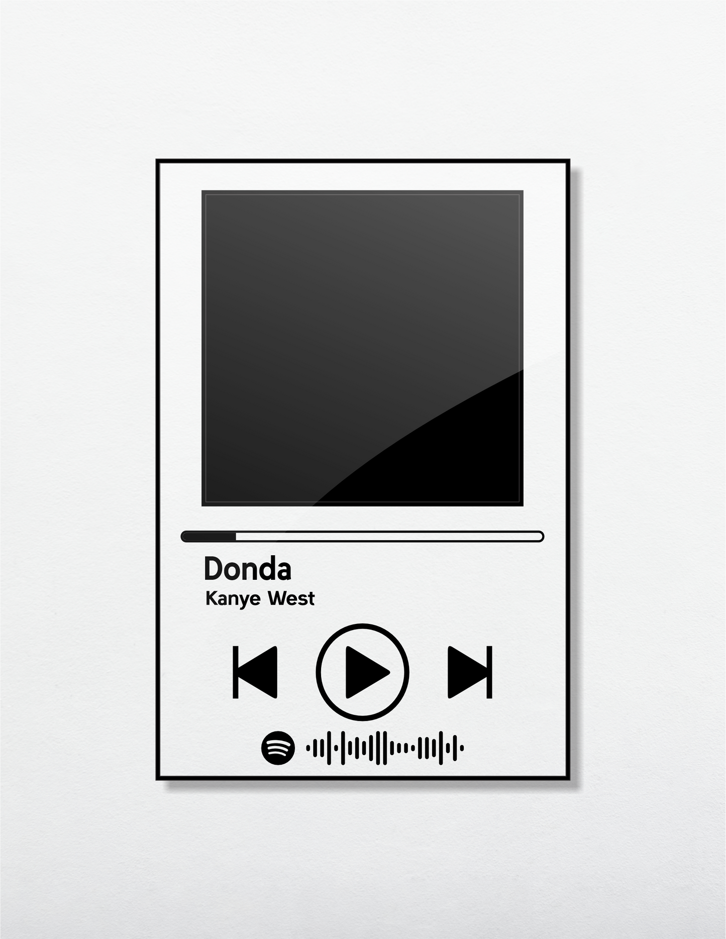 Donda Acrylic Album art. Music themed Wall Art