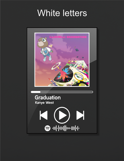 Graduation - Kanye West Acrylic Album Art - Music Themed Wall Art