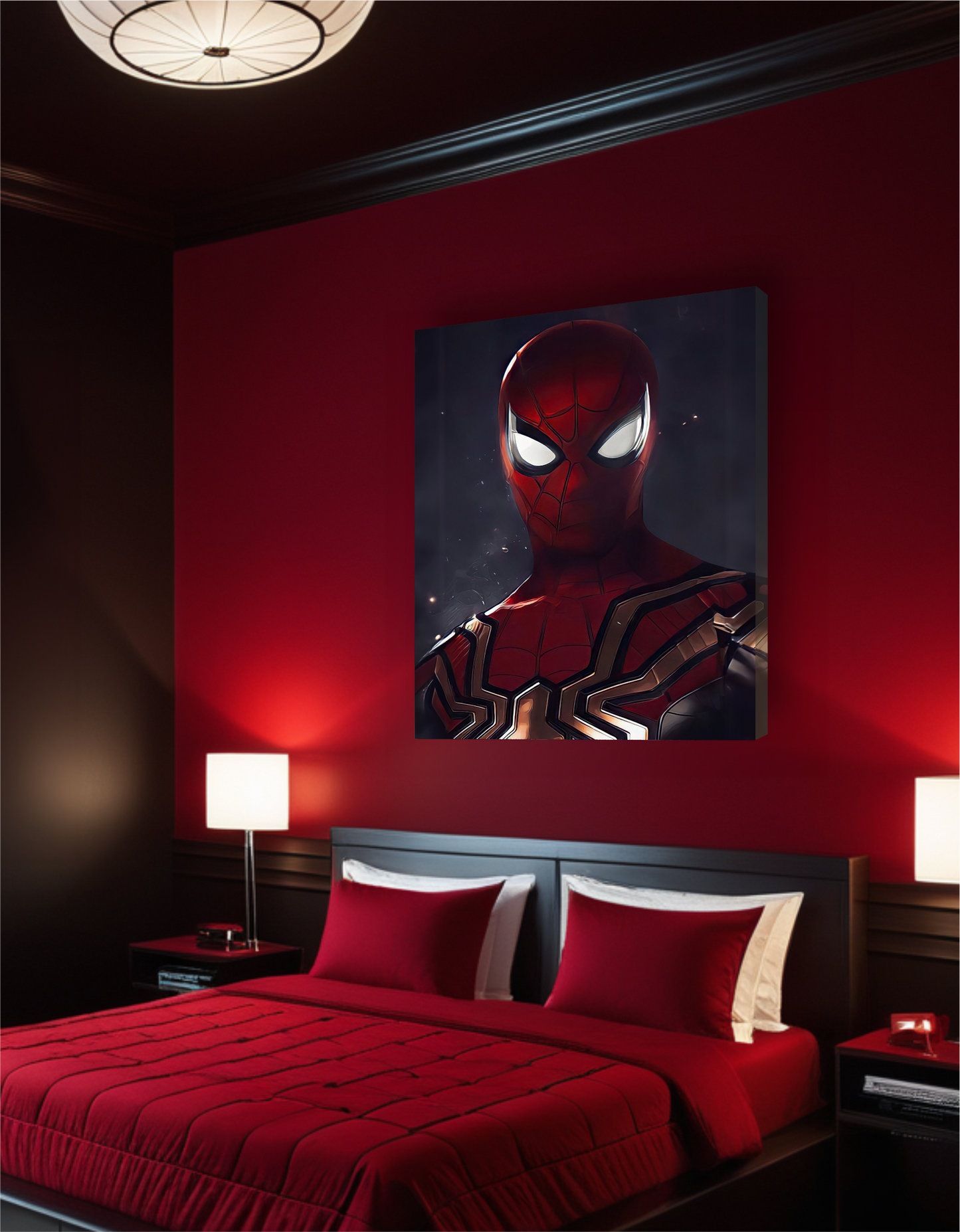 Spiderman Canvas Wall Art for bed room 